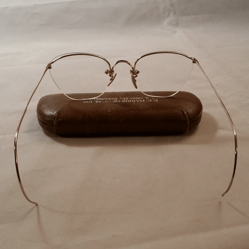 American Optical Numont Crossley 12k Gold Fill True Antique CAT EYE Brille - Bild 9 von 12