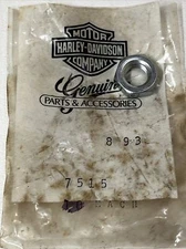 1 NOS Harley Davidson 7/16"-14 x 1/4" x 11/16" Jam Nut OEM 7515 Robison HD AMF
