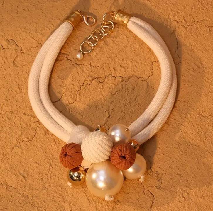 ネックレス・ペンダント MARNI Marni Brass and Pearl Necklace Marni pearl-embellished Necklace | Gold | FARFETCH