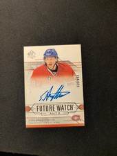 2014-15 SP Authentic Future Watch Sven Andrighetto /999 #278 Rookie Auto RC