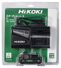 HiKOKI Starter Kit 3 Charger (UC18YFSL) + 18V Storage Battery (BSL1820M) UC18YFS