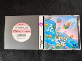 Fantasy Zone PC Engine HuCard with Manual Japan Version used