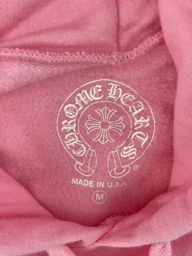 CHROME HEARTS CUORI CROMATI felpa con cappuccio M cotone PNK