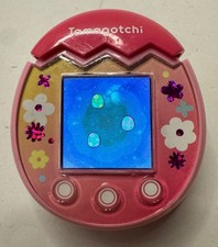 Tamagotchi Pix Floral Pink Handheld Device Tested Works English