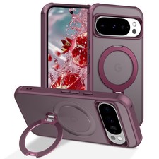 For Google Pixel 11 Pro XL/11Pro/10/10A Mag Safe 360 Ring Stand Shockproof Case