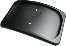 Drag Specialties Laydown Small Radius Three Bolt Curved Rear License Plate Frame