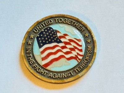 Challenge Coin - Sept 11, 2001 - United together in the fight against terrorism