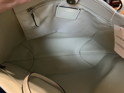 NWT COACH Signature Logo City Large Tote - Khaki Light Sage (WP184