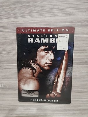 Rambo: 3-Disc Collector Set (Ultimate Edition DVD, 2007) New Factory Sealed