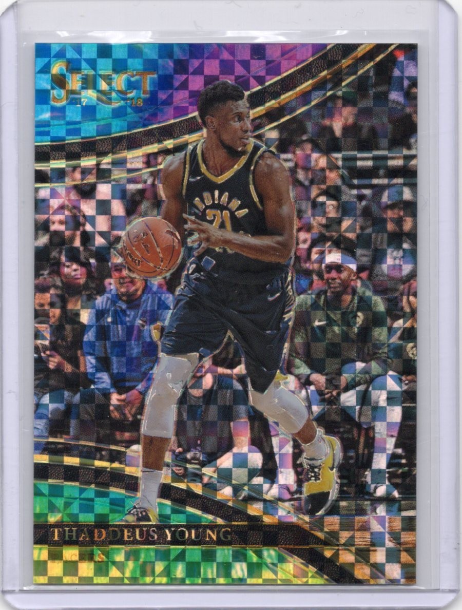 2017-18 Panini Select Courtside Tie-Dye Prizm 5/25 Thaddeus Young #226 
