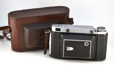 CLAD! SOVIET USSR MOSKVA-5 6x9 MEDIUM FORMAT CAMERA (3)