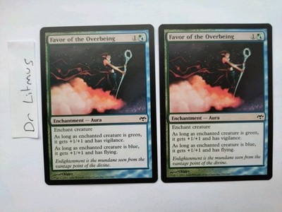2x Favor of the Overbeing Eventide MTG Top Zustand