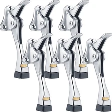 6 Pcs Heavy Duty Door Stop 4 Inch Kickdown Metal Door Stopper Door Stoppers W...