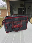 VTG Coca Cola "Totes" Duffel Bag Black Red Logo Carry On Travel Gym 17x13