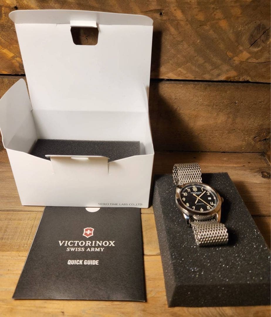 Victorinox Swiss Army Infantry Automatic 40mm Watch Mesh Bracelet
