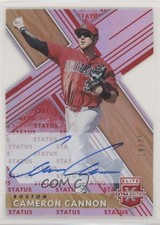 2019 Panini Elite Extra Edition Status Red Die-Cut 29/75 Cameron Cannon Auto 1u6