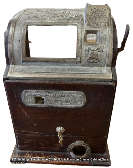 Machine à Sous Ancienne – Jackpot, Modèle 1922, Pièce De Collection