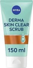 NIVEA Derma Skin Clear Scrub 150ml Exfoliating Face Scrub with Salicylic Acid UK