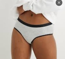 NWT Sealed Package Aerie Period Underwear Grey Size XXL 95 Cotton