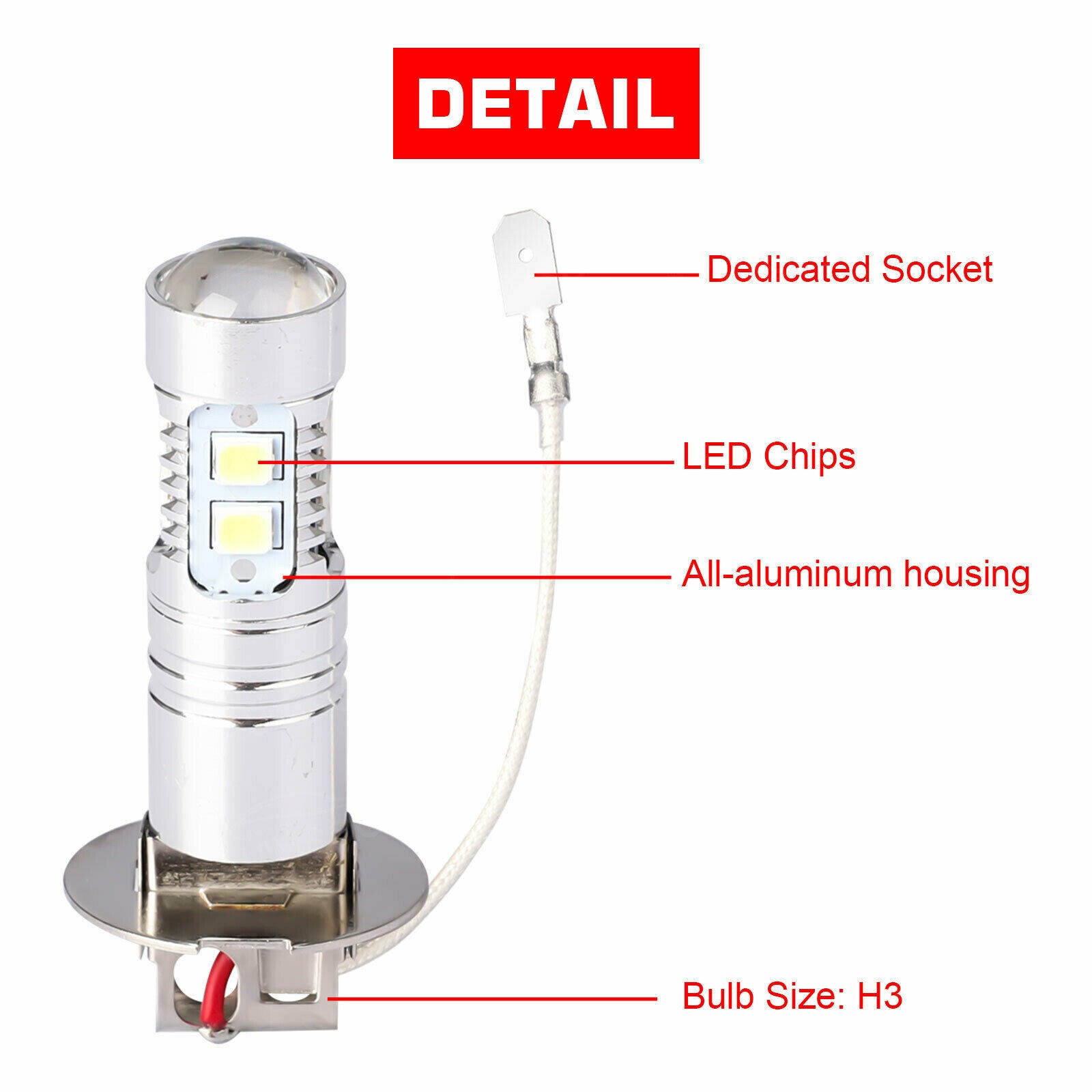 Lamborghini Diablo 1999-2001 Headlight bulbs Set