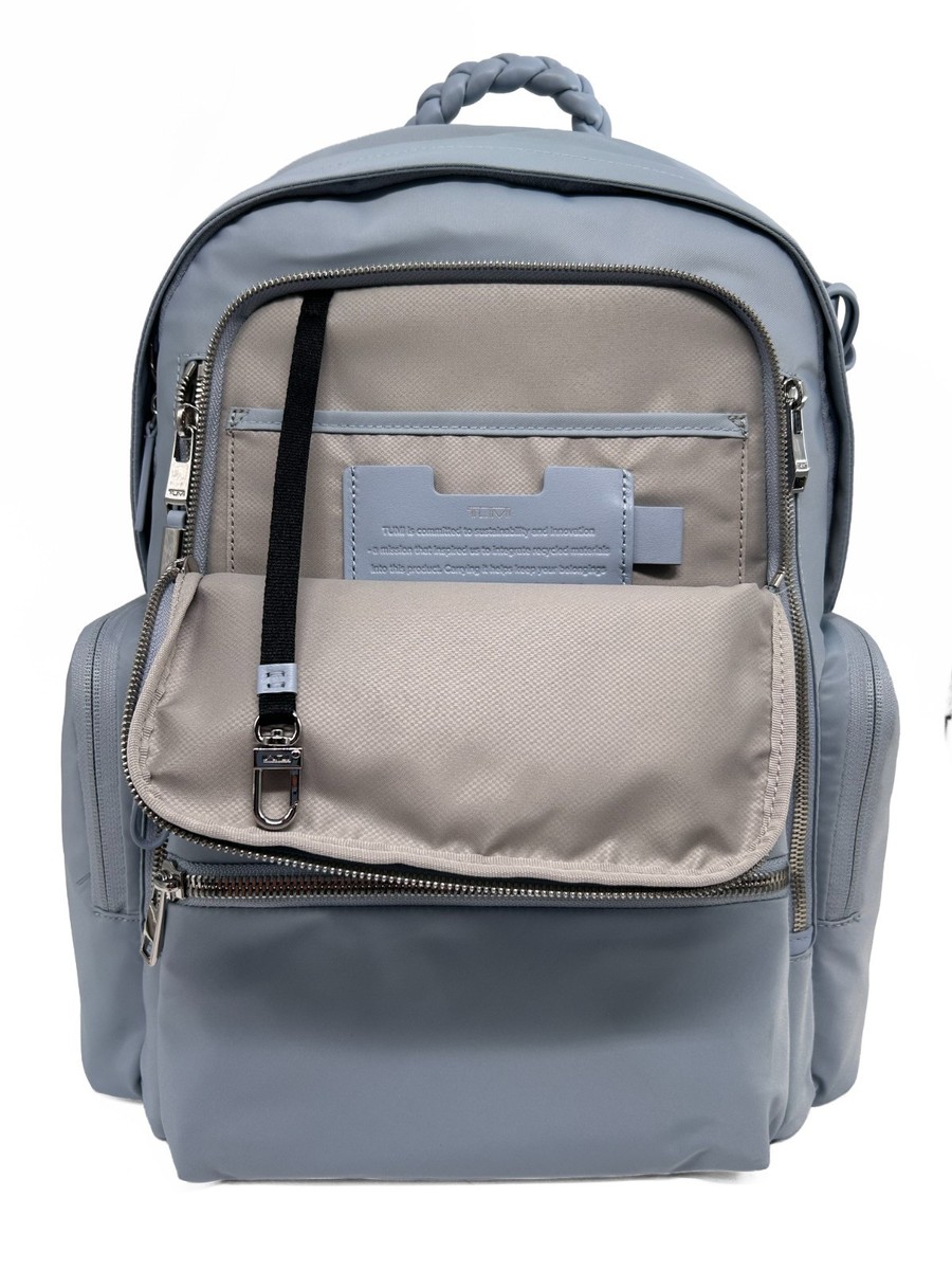 ★*剰様 TUMI ボディバッグ グレー/ブルー NEW TUMI Voyageur Celina Backpack - Halogen Blue - 0196600HB