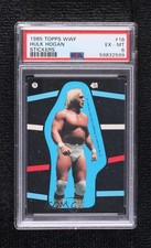 1985 Topps WWF Stickers Hulk Hogan #16 PSA 6 16hr