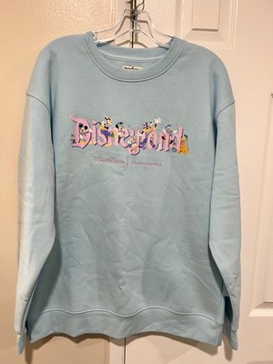NWT Disneyland Pullover Sweatshirt for Women Stoney Clover Lane Blue SIZE:LARGE