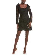 Oscar De La Renta Silk-Lined A-Line Dress Women's Black 0