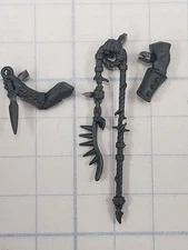 Warhammer 40k Necromunda Bits Escher Wyld Runner Whip & Throwing Knives #27