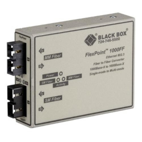 Black Box FlexPoint Glasfaser-zu-Fiber-Modus Transceiver (LMC1001A) - Bild 1 von 2