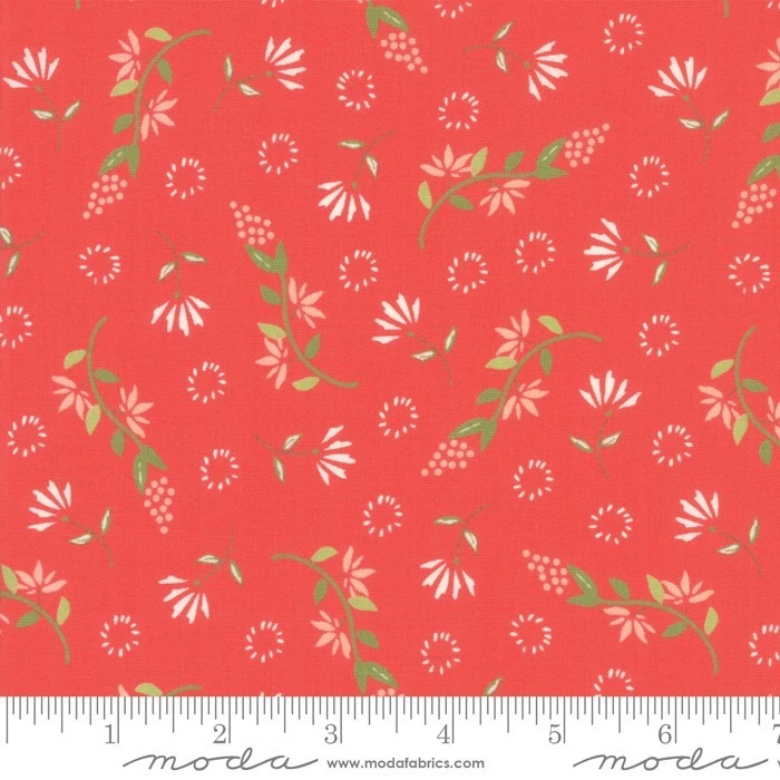 Harper's Garden, Geranium & Lime Bundle of 9 Different Prints 1/2-Yards - Image 4 of 4