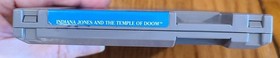 Nintendo NES Indiana Jones & The Temple of Doom cart only with plastic case work