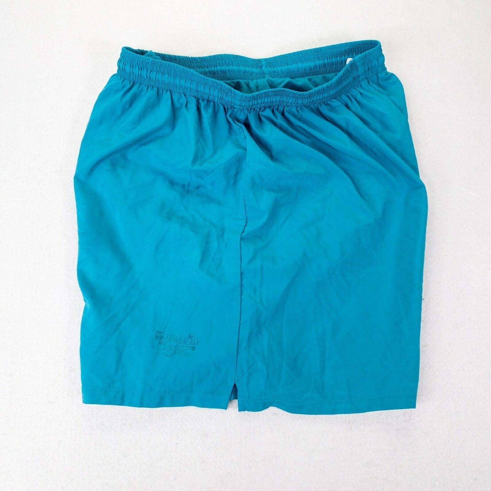 Reebok Athletic Shorts Mens Large Blue Vintage 90s Running Mesh Lined Training thumbnail 3