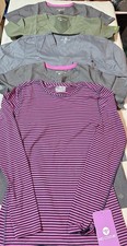 Bundle Of 5: Med Couture Short Sleeve Stretchy Women's Scrub Tops - XS /XSmall