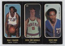 1971-72 Topps Trios Stickers Walt Frazier Dick Van Arsdale Dave Bing HOF 0d6c