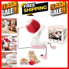 Yarn Winder for Crocheting, Hand-Operated Yarn Ball Winder, Sturdy ABS Yarn C...