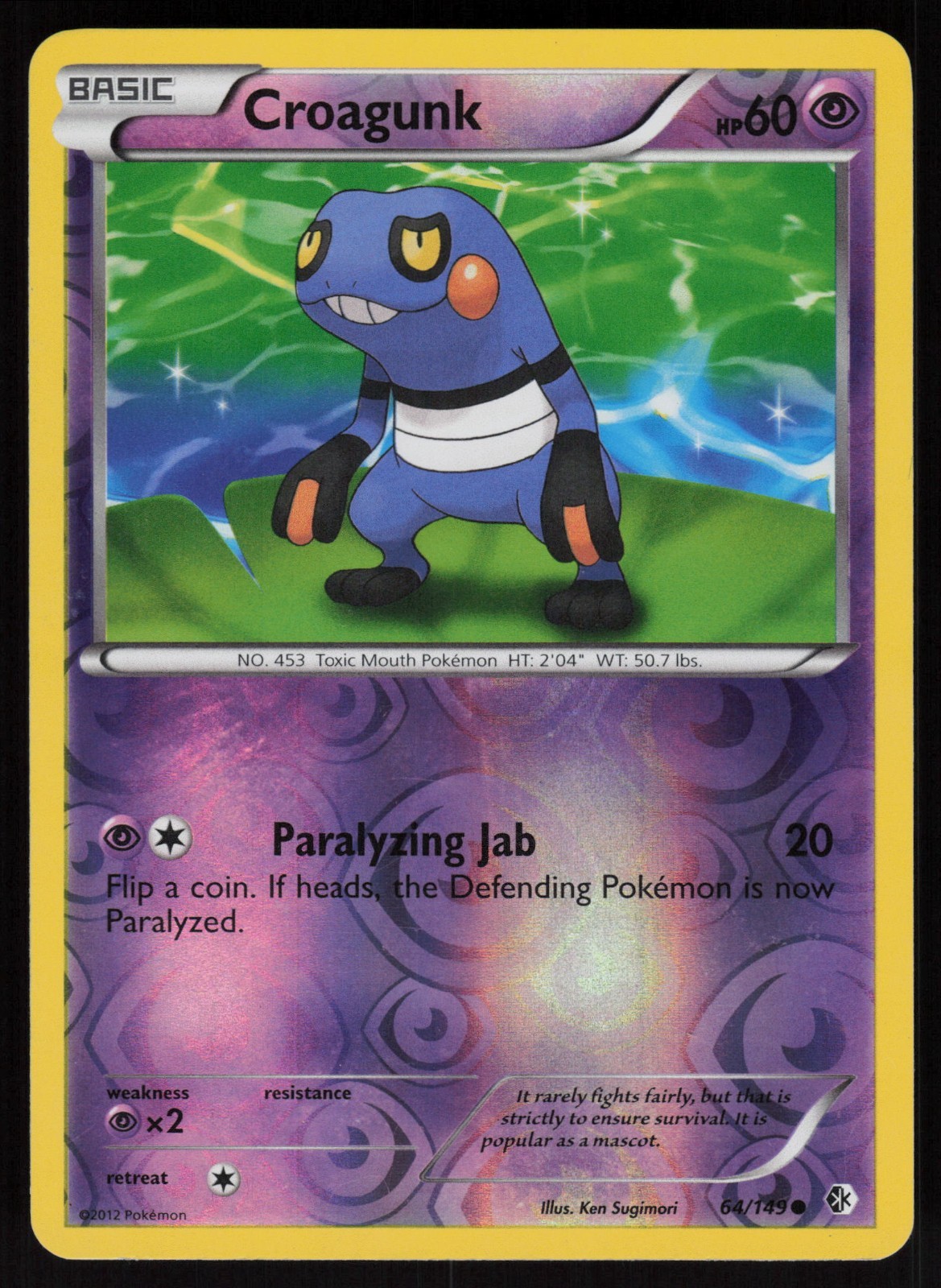 Croagunk 64/149 Boundaries Crossed Reverse Holo LP