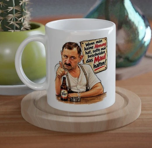 Tasse EKEL ALFRED Kaffeetasse Kaffeebecher Keramik 325ml