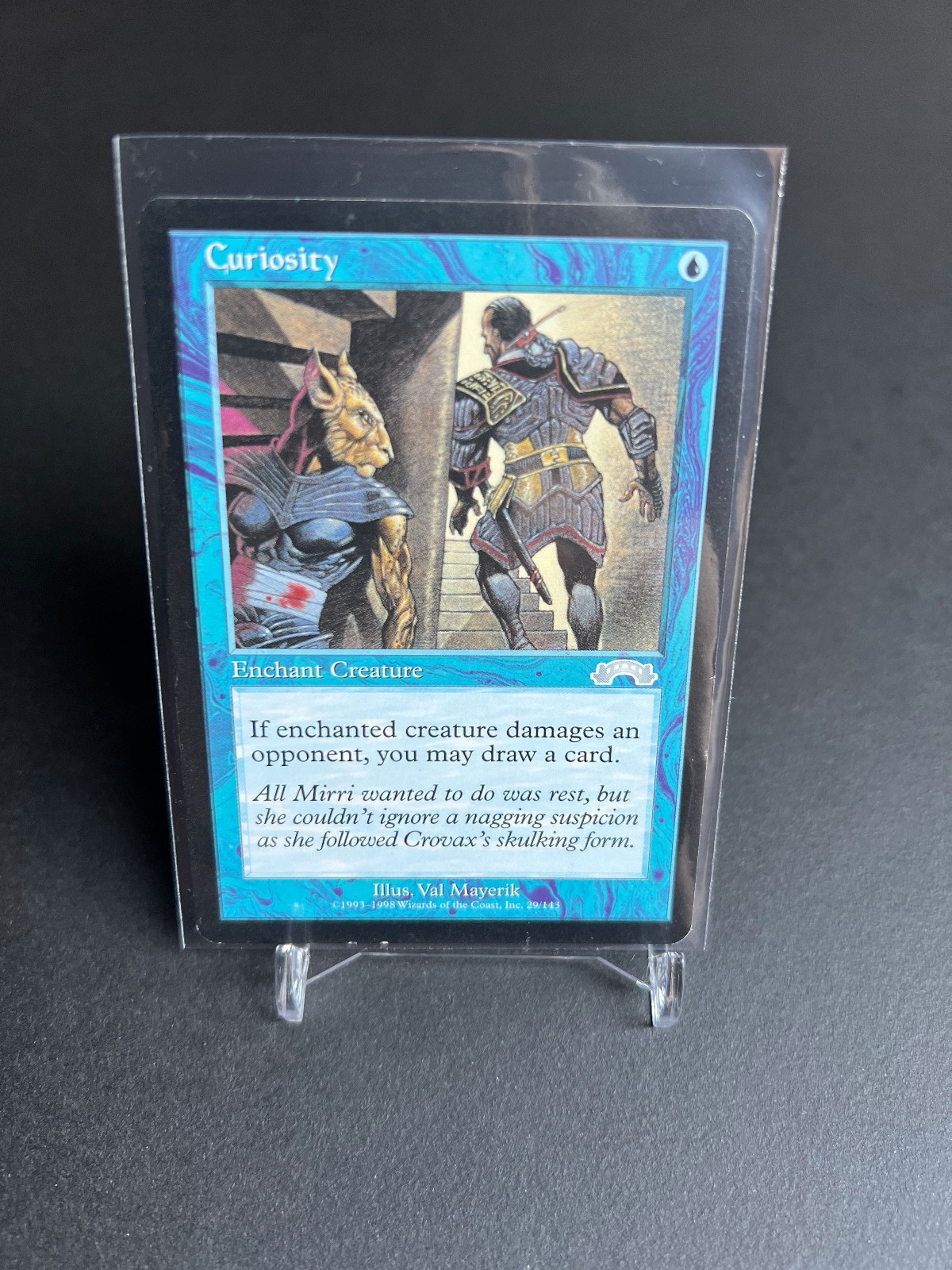 Curiosity 29 Exodus Uncommon Light Play MTG Magic the Gathering