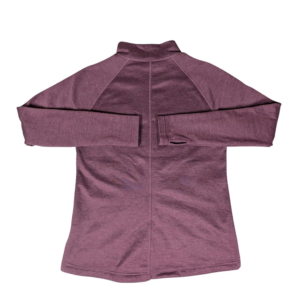 Chaqueta polar con cremallera completa The North Face para mujer agujeros para el pulgar ciruela brezo Foto 3 de 4