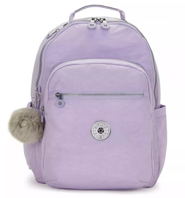 Kipling Girl's Bridal Lavender Seoul Large 15'' Laptop Backpack (KI5140) - NWT