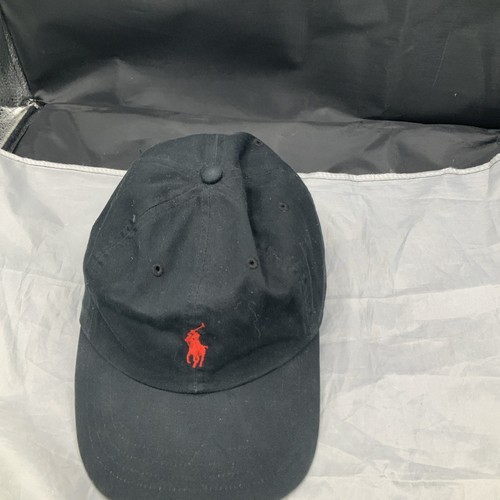 POLO RALPH LAUREN Hat Adjustable Cap-Polo Black/Red - Picture 3 of 7