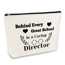 Director and Teacher Appreciation Cosmetic Bag - Travel Makeup 442 NO1