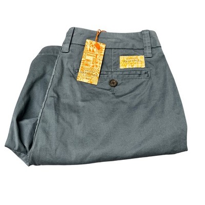 Quiksilver Shorts Mens 30 (31x8.5 ACTUAL) Blue Waterman Collection Chino NEW
