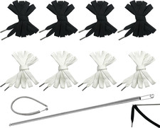 1/2" X 59" Flat Drawstring Cord with Easy Threader Drawstring Replacement for Sw