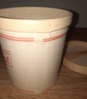ARISTOCRAT Ice Cream Sealright Pint Container W/Wooden Spoon Fulton NY 1940s NOS — photo 4
