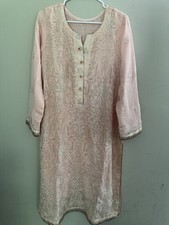 Pakistani Branded chiffon 3 Piece Party Wear Suit With Lined Shirt..