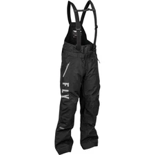 Fly Racing Carbon Snowmobile Bib Shell - Black - 470-6200