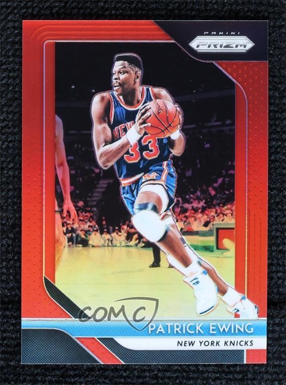 2018-19 Panini Prizm Red Prizm 87/299 Patrick Ewing #105 HOF