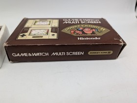 Nintendo Game & Watch Donkey Kong 2 II JR-55 Multi Screen VTG Game w/Box Manual